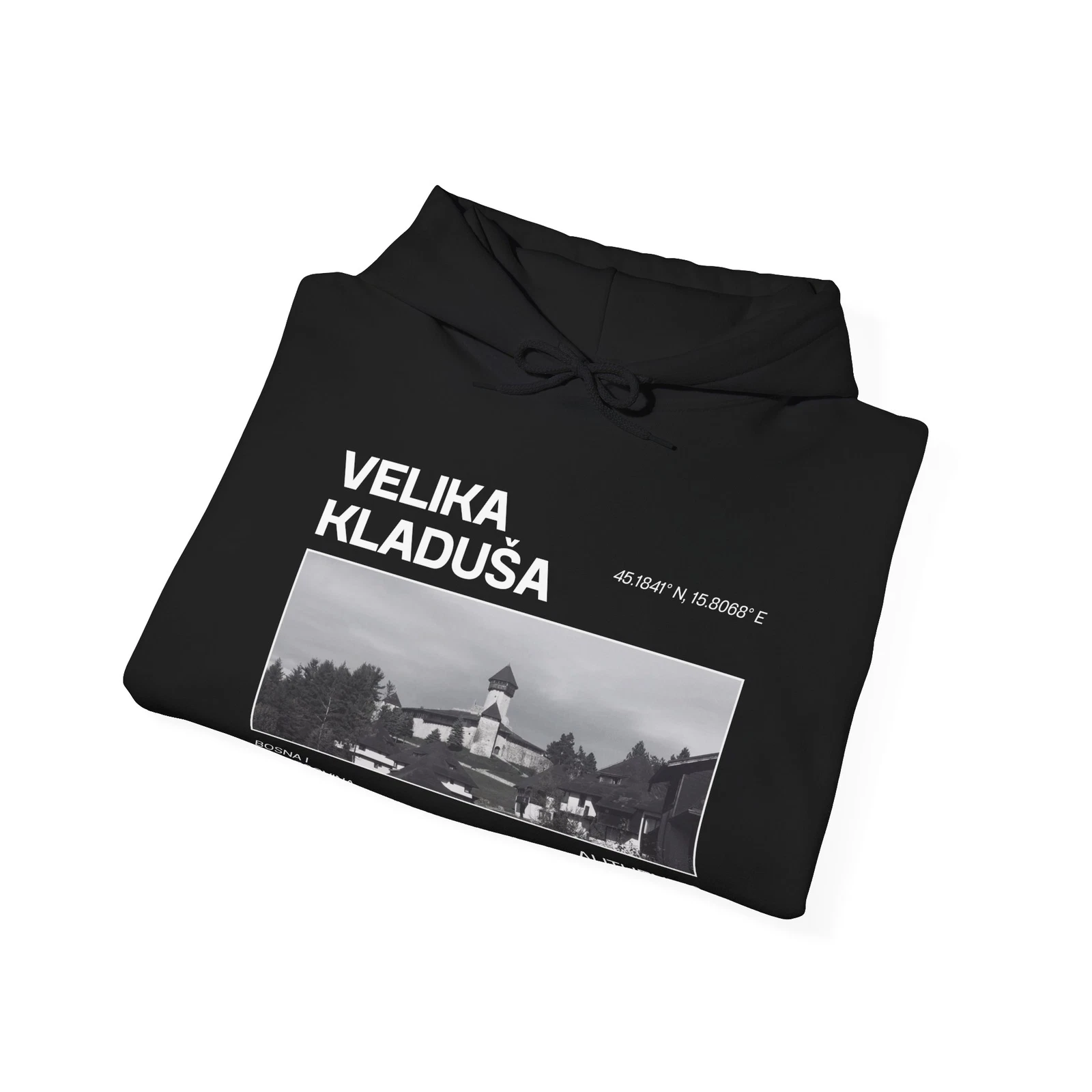 Authentic Urban Hoodie - Velika Kladuša | Unisex Sweatshirt, Black
Opens in a new window or tab