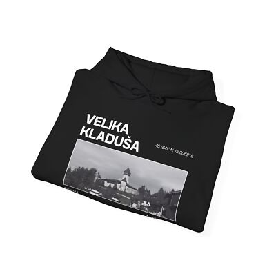 Authentic Urban Hoodie - Velika Kladuša | Unisex Sweatshirt, Black 