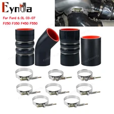 Turbo Intercooler kit Pipe Boot CAC Fits For Ford 6.0L 03-07 F250 F350 F450 F550