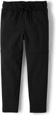 The Children's Place Boys Soft Tech Pull on Jogger Pants Small, Onyx