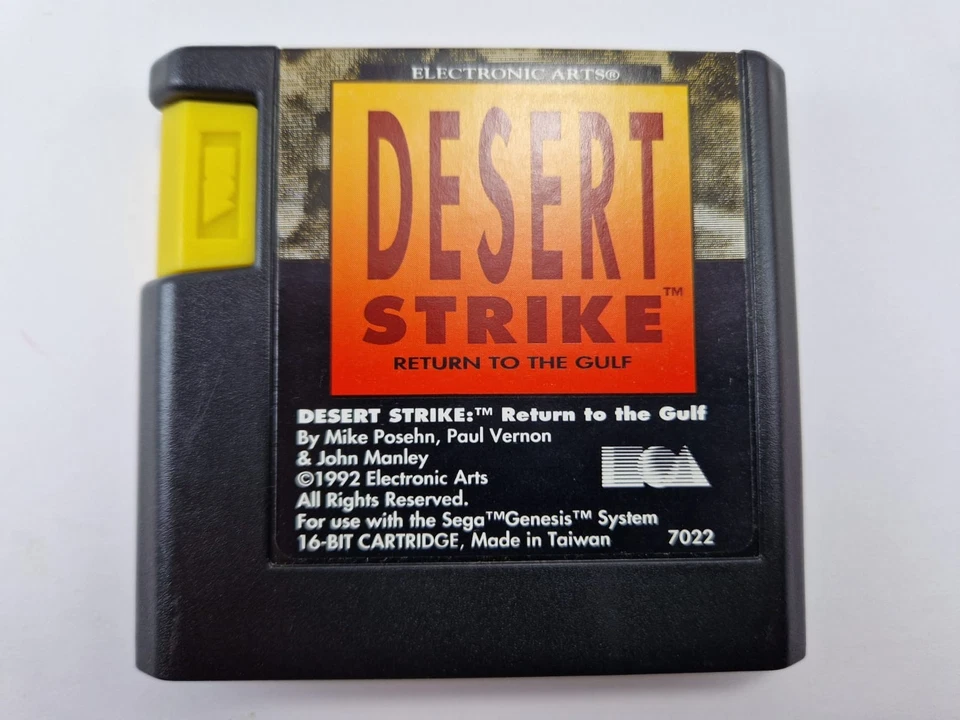 Desert Strike Sega Mega Drive 1992 CIB – Rare Portuguese Manual Ecofilmes - Image 2 of 4