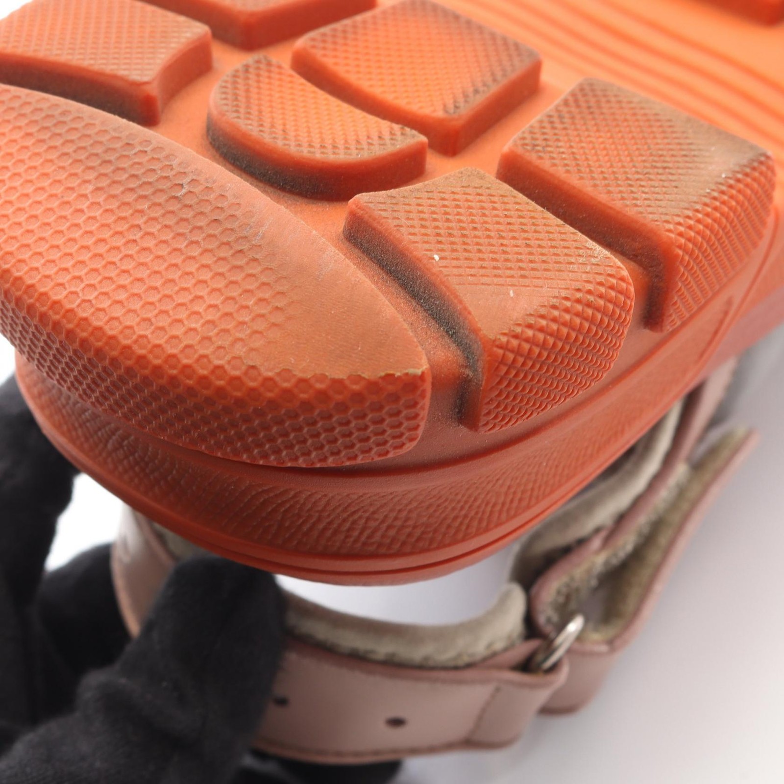 GUCCI Sandals Shoes Leather Fabric Women's Pink/Multicolor thumbnail 9