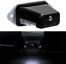 Universal Black 12V DC Waterproof Car License Plate Light with Br Color: Black