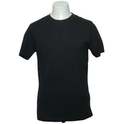 Lindbergh White, T-shirt, Größe: M, Schwarz, Baumwolle, Einfarbig, Herren #DiX
