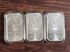 3 X 1 Troy oz Buffalo .999 Fine Silver Bars In Capsule 3 Oz Of Silver In Capsule