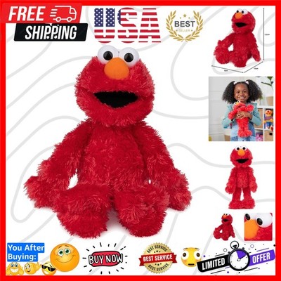 Sesame Street Official Elmo Muppet Plush, Plush Toy for Ages 1