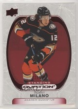 2021-22 Upper Deck Ovation Red Standing Ovation 29/100 Sonny Milano #15 08a0
