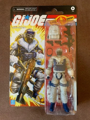 G.I. Joe Classified Series Retro Snow Serpent 6” Figure Mint on Card