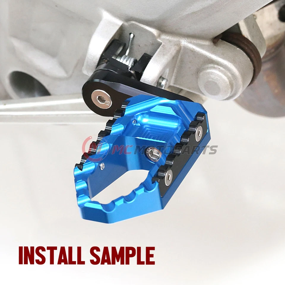 For Ducati 749 / 999 / R/S 2003-2006 1.5in Rider Front Wide Touring Foot Pegs — 第 3/4 张图片