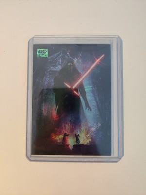 2024 Topps Chrome Star Wars Galaxy The Awakening #79 Aqua Lava Refractor /175