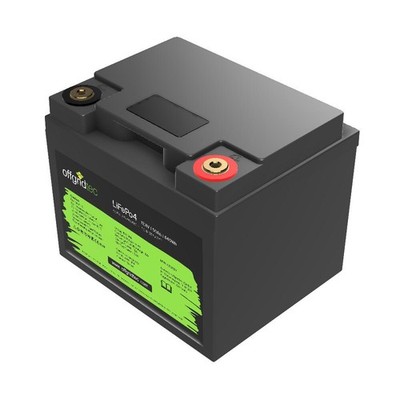 Batterie Akku LifePo4 640Wh 12/50 12,8V 50Ah BMS integriert Offgridtec 
