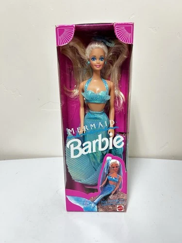 Vintage Mattel Barbie Mermaid Tail Fantasy Doll 12 in Original Packaging
