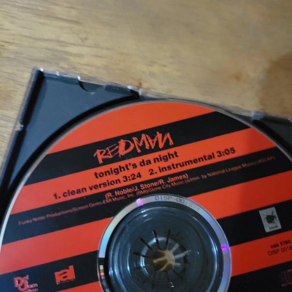 Redman – Tonight's Da Night Original 1995 Press PROMO CD SINGLE No Case Foto 2 de 3