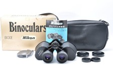 Top Mint in Box Nikon 8x30 E 8.3  WF Wide Field Binoculars w/ Case Strap