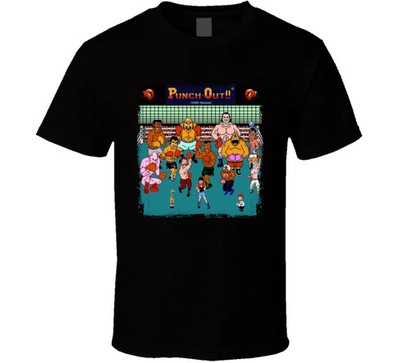 Mike Tyson's Punch Out Characters Retro Boxing Game T-Shirt