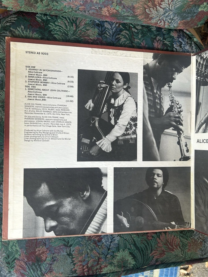 ALICE COLTRANE Journey In Satchidananda IMPULSE 1st pressing Pharoah Sanders - Image 3 of 4