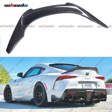 Carbon Fiber V Style Rear Trunk Spoiler For 2020-24 Toyota Supra Gr A90 A91 Mk5 Carbon Fiber V Style Rear Trunk Spoiler For 2020-24 Toyota Supra Gr A90 A91 Mk5