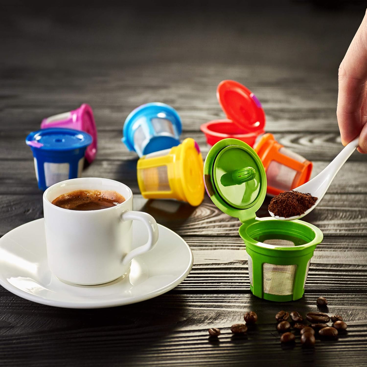 7 Pack Reusable K Cups for Keurig Coffee Makers &ndash; Bpa-Free Refillable Coffee Pod