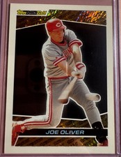 1993 Topps Black Gold Joe Oliver #14 Cincinnati Reds MLB Baseball
