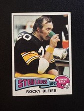 Topps 1975 Rocky Bleier Rookie Pittsburgh Steelers #39 Base Set Football Card. rookie card picture