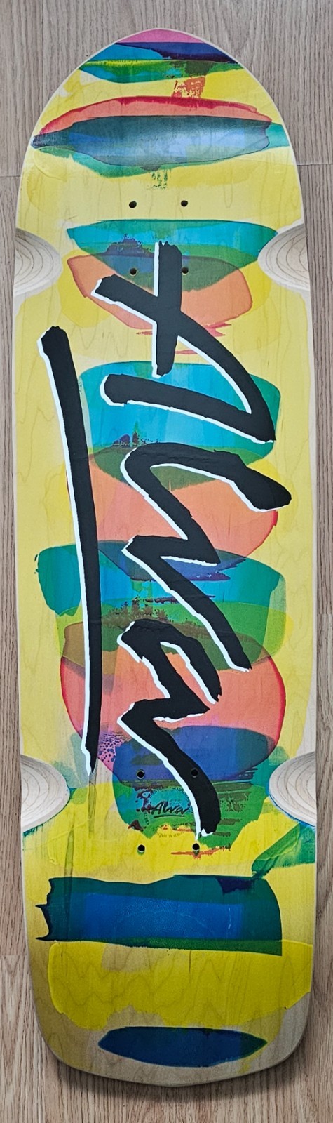 NEW ALVA MILLENNIUM ABSTRAKT ART SKATEBOARD DECK LIMITED TO 47 NO TWO ARE ALIKE