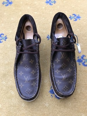 Louis Vuitton Nigo Boots Monogram Canvas Schuhe Herren UK 8,5 US 9,5 EU 42,5