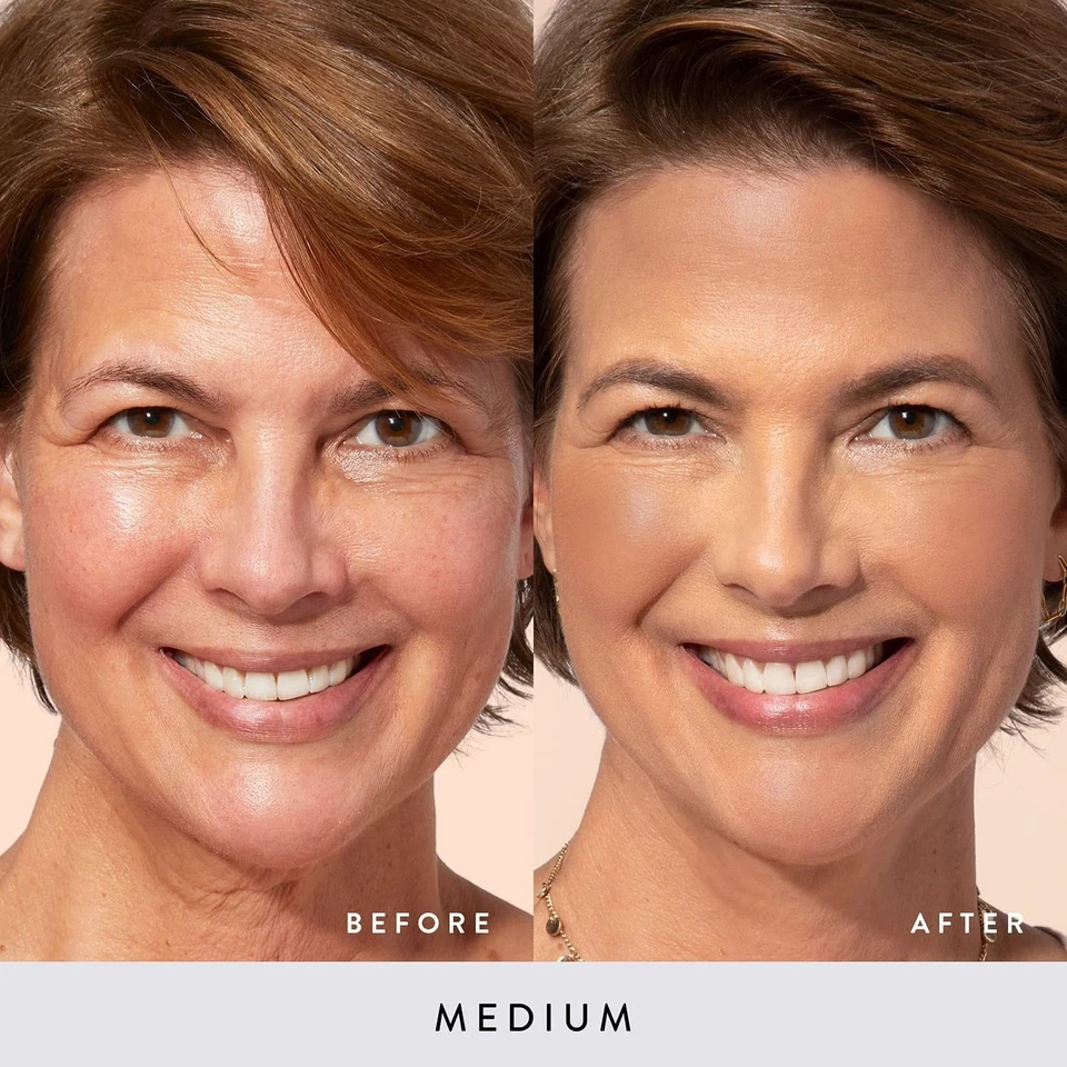 Polvo bronceador natural 02 medio: corrección de color edificable y sin peso Foto 4 de 4