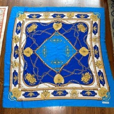 Bufanda o envoltura temática escudo extra grande Franco Laurenti de colección