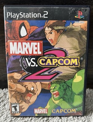Marvel Vs Capcom 2 (Sony PlayStation 2, 2002) PS2 CIB Complete With Manual