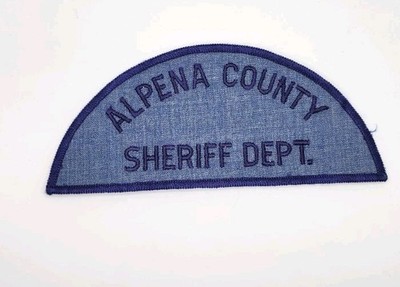 Vintage Alpena County Sheriff Dept Patch OBSOLETE
