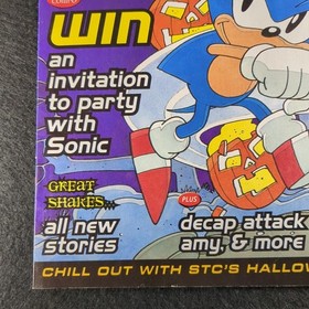Sonic the Comic #116 - Fleetway UK - Halloween Cover - Super Sonic Solo Story!