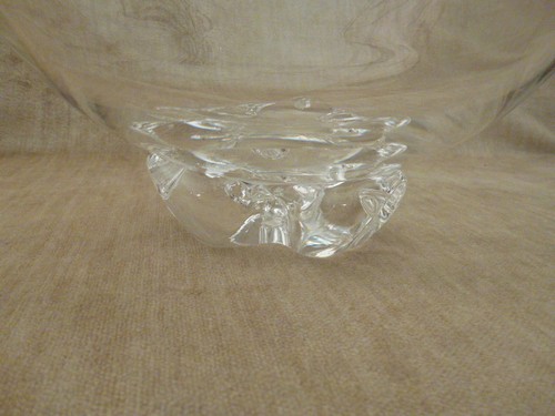Mid Century Steuben Art Glas Kristall Trillium Schale Donald Pollard Design 1958 - Bild 9 von 11