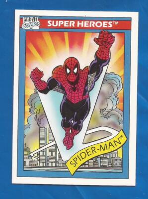 1990 Marvel Universe Series 1 Trading Card # 30 SPIDER MAN SHARP