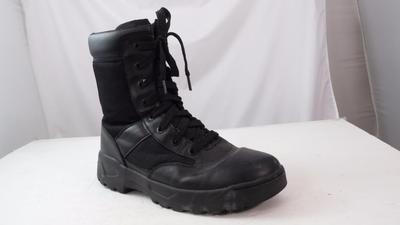 RG RESPONSE GEAR DEPUTY SIDE ZIP US MENS 11 M USED BLACK LEATHER 1 BROKEN ZIPPER