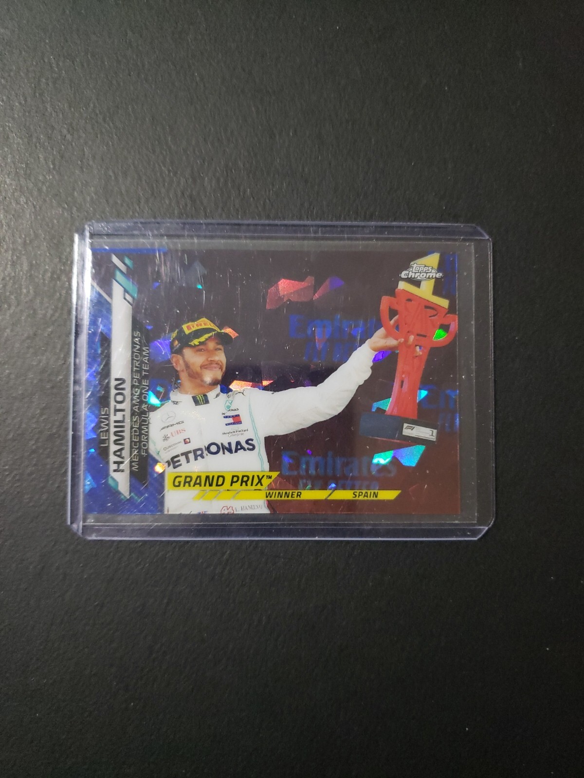 2020 Topps Chrome Sapphire F1 Lewis Hamilton #137