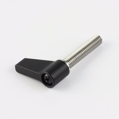 M6 30mm Long Wingnut Ratcheting Thumb Screw Knob fr Camera Rig Gear Machine Part - Picture 2 of 6