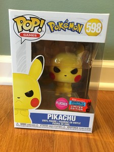 Funko Pop Pokemon Pikachu Flocked 598 Target 2020 Fall Convention Exclusive NYCC 889698506922 | eBay