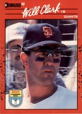 1990 Donruss Learning Series #23 Will Clark San Francisco Giants