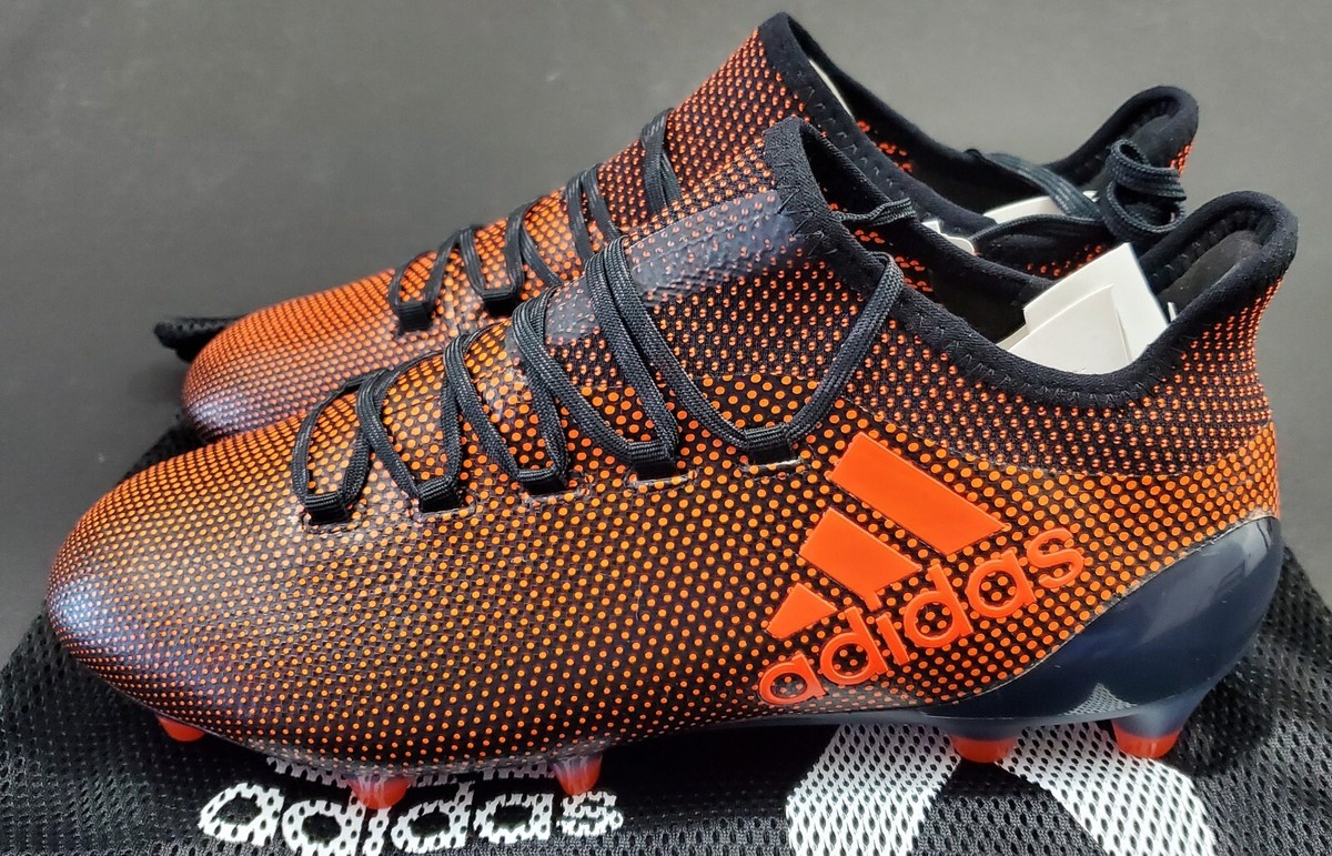 Adidas X 17.1 FG, Core Black/Solar Red, Size 7.5 (S82288) | eBay