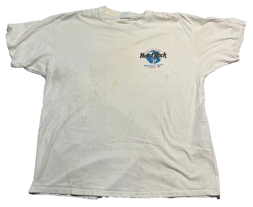 Vintage Sting Hard Rock Signature Series T-Shirt Mens XL Rock n Roll Made in USA - Image 2 of 4