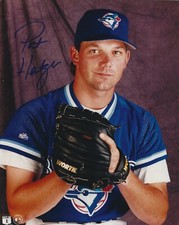 Signed  8x10 PAT HENTGEN Toronto Blue Jays Autographed photo - COA 