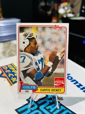 1981 Topps - #446 Curtis Dickey (RC) COCA COLA COLTS