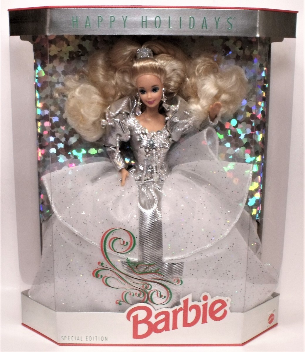 1992 Happy Holidays Barbie Doll