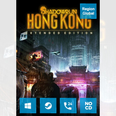 Shadowrun Hong Kong Extended Edition for PC Game Steam Key Region Free