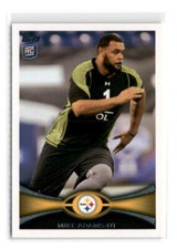 2012 Topps - #401 - Mike Adams RC - Pittsburgh Steelers