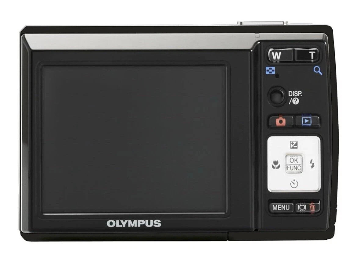 Olympus FE Model FE-46 LCD Digital Camera Black 6.3-31.5mm AF Zoom