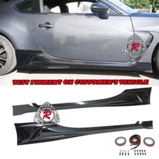 Fits 22-25 Toyota GR86 / Subaru BRZ T-Style Side Skirts (ABS)