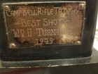 Vintage WW2 Era 1949 Silver plate Wood Rifle shooting Trophy Award Prize  — photo 8