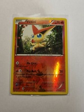 Victini 13/108 Pokemon Card XY Roaring Skies Rare Reverse Holo Foil TCG