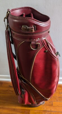 Vintage A.M.F Ben Hogan Red Golf Bag | eBay